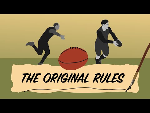 The Original Rules of Australian Football (1859)