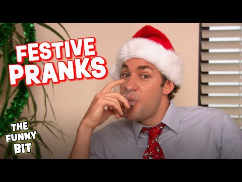 The Best Holiday PRANKS from The Office | The Funny Bit