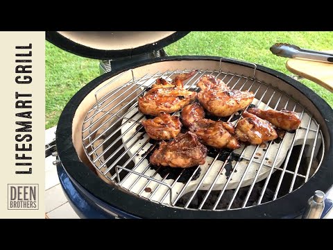 Lifesmart - BBQ Chicken Kamado Grill Video