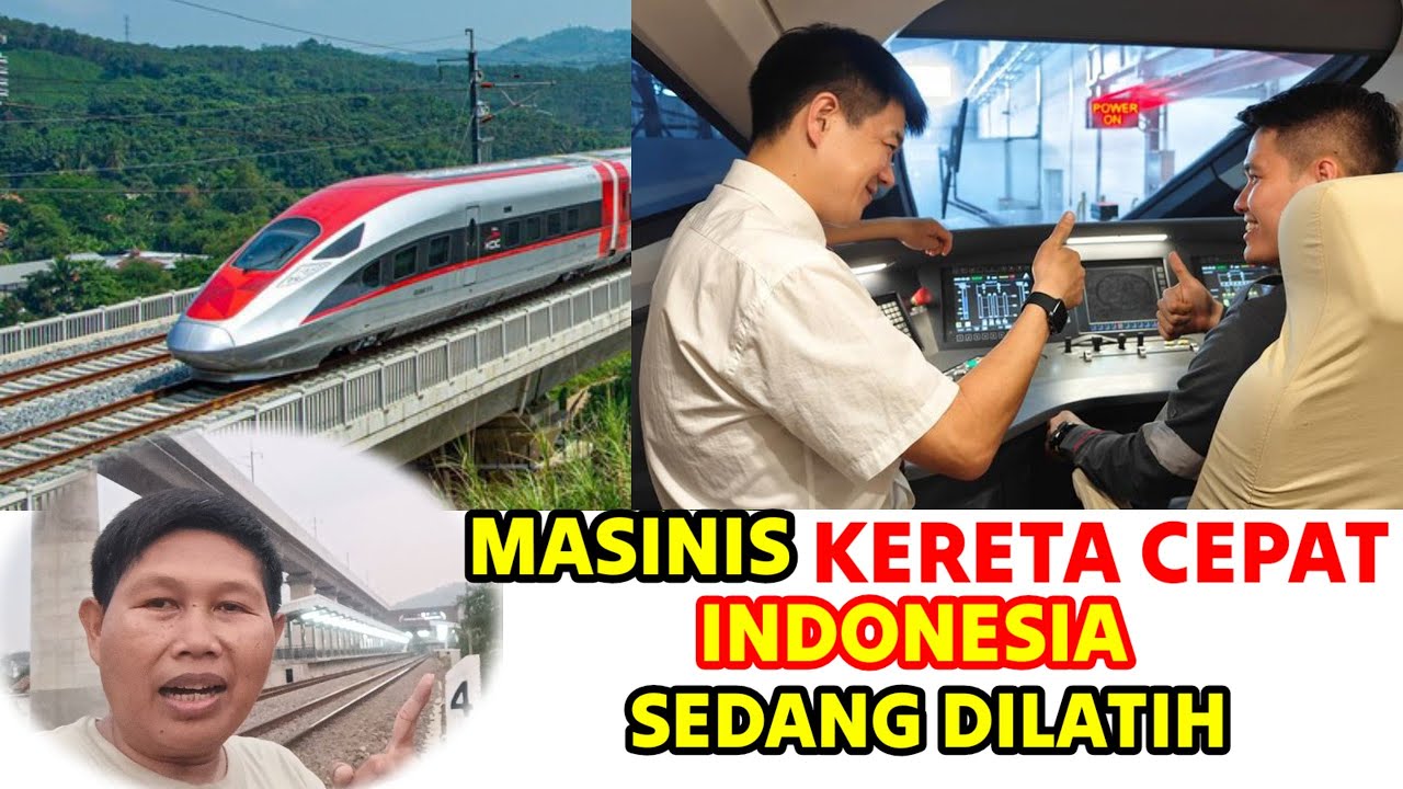 Inilah MASINIS KERETA CEPAT Whoosh Lokal Indonesia yang sedang dilatih | SDM Indonesia