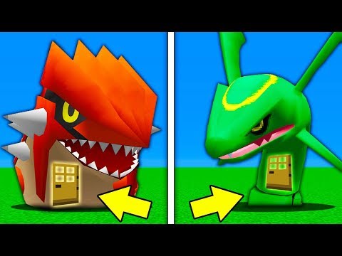GROUDON vs RAYQUAZA HOUSE! - Minecraft ITA