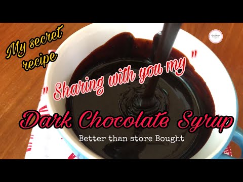 Homemade Dark Chocolate Syrup | How to make Chocolate Sauce at Home | La Kusina Kusinera | Ep. 24