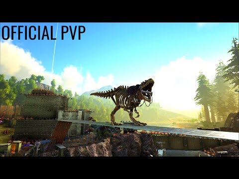 MASSIVE BRIDGE BUILD w/ Wyvern Raising - Official PVP (E153) - ARK Survival