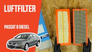 Youtube thumbnail of video "Wie Passat 6 1.9 TDI Luftfilter wechseln 💨"