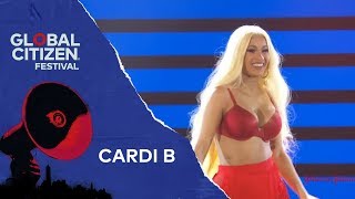 Cardi B Performs Bodak Yellow | Global Citizen Festival NYC 2018
