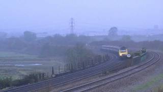 preview picture of video 'Midland Mainline at 'Fourteen Arches' Near Wellingborough 12.11.2011'