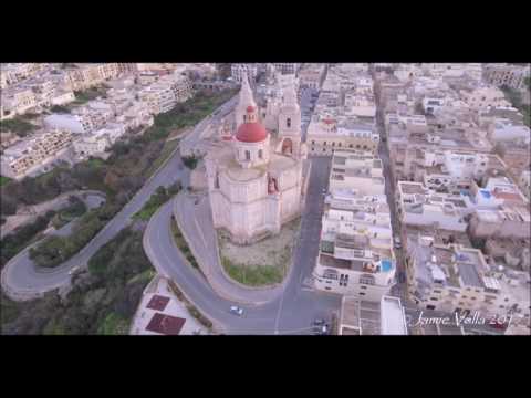 Mellieha, Malta - An aerial view of a Tr