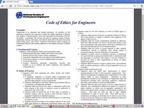 CVE 267 - Class 43 (Code of Ethics)