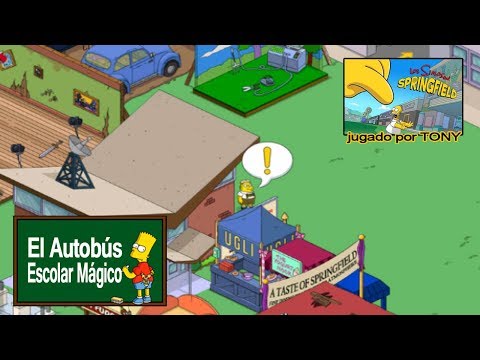 Los Simpson Springfield "El autobús escolar mágico" por Tony
