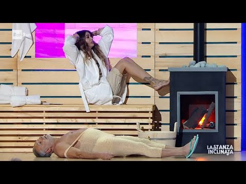 La stanza inclinata: La sauna di Sanremo - Stasera tutto è possibile 23/03/2021