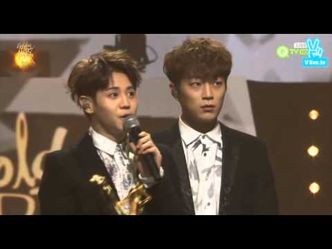 160121 BEAST won 'Album Division' (본상) at '30th Golden Disc Awards'