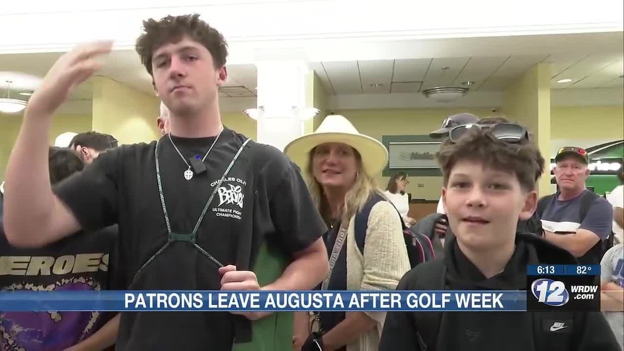 Augusta Regional Airport sees long lines as patrons head home