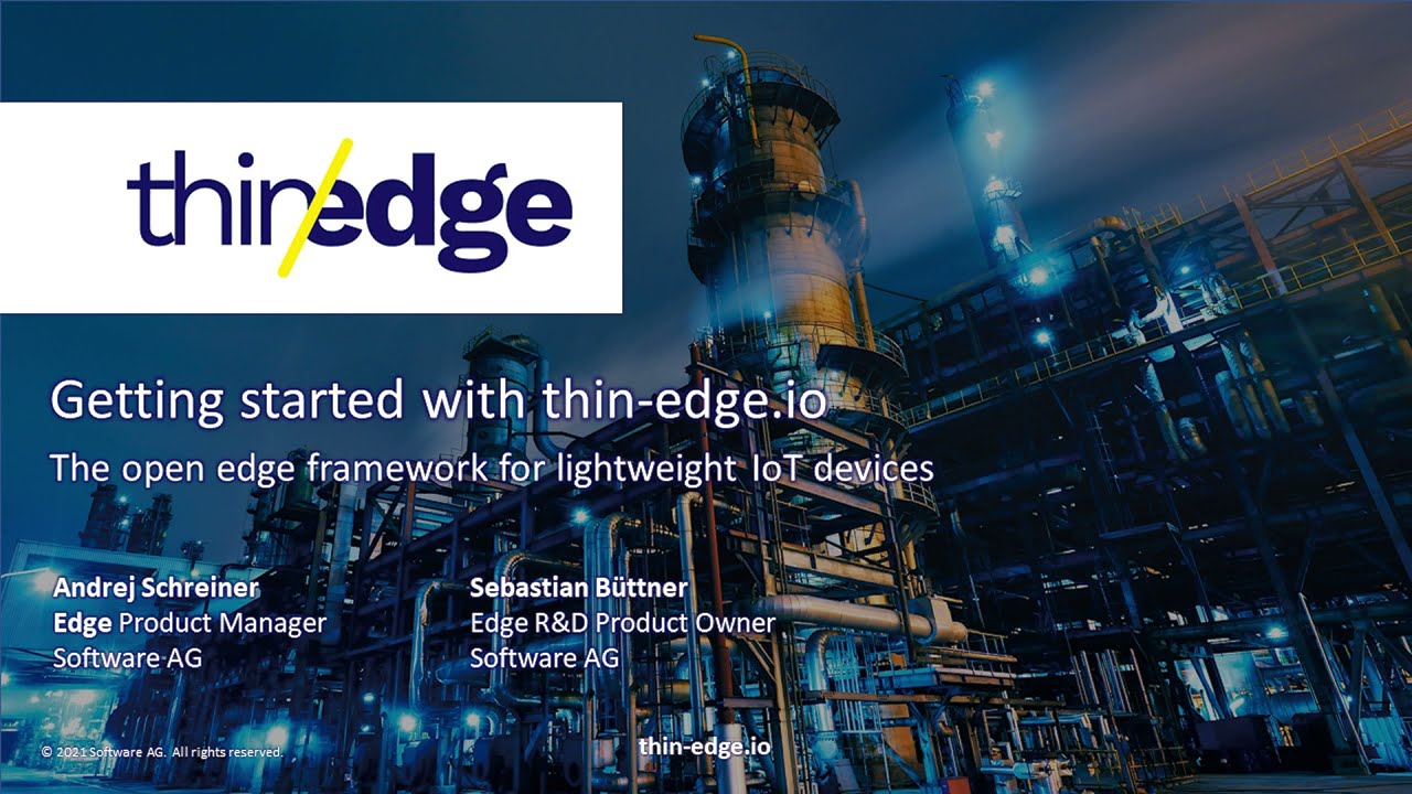 Demo | Getting started with thin-edge.io - the open edge framework for lightweight IoT devices