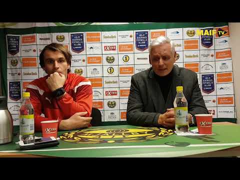 Presskonferens MAIF-Karlskrona 2-1 (2-0)
