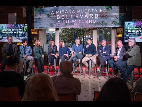 Paco Garibaldi impulsó el dialogo con vecinos y especialistas sobre el Boulevard y su entorno