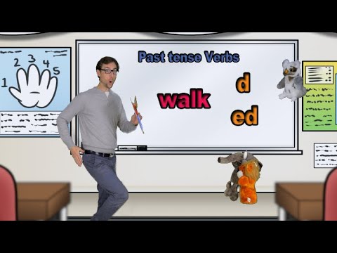 Past tense Verbs - D or ED - Grammar - home school lesson