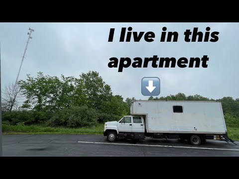Rainy Day living In a Box Truck Conversion!!!!
