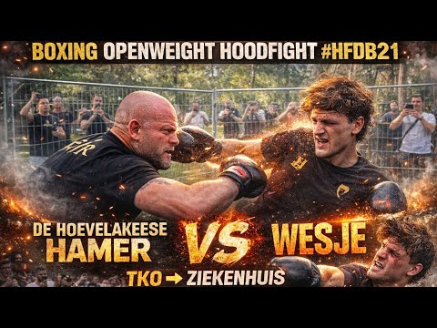 Wesje VS DE Hoevelakense Hamer – (ZIEKENHUIS) Kickboxing Hood Fight