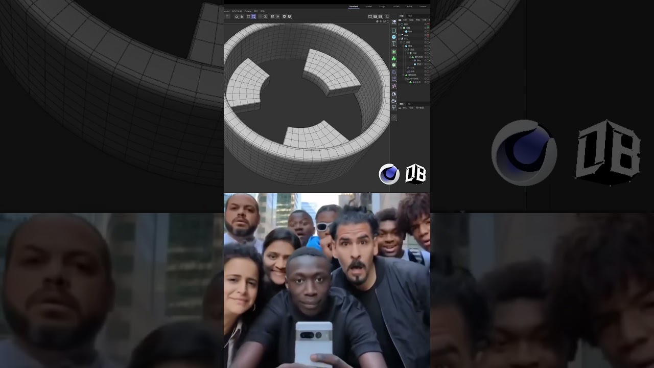 C4D procedual dynamic simulation #motiongraphics #cinema4d  #blender