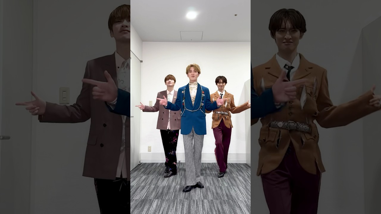 ギラギラの Fighters🕺 💜💙🧡#SnowMan #オドロウゼ！#深澤辰哉 #渡辺翔太 #向井康二#みんなでオドロウゼ！