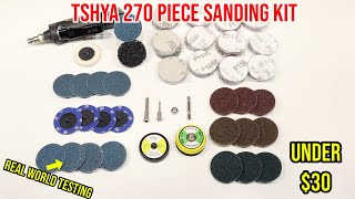 TSHYA sanding disk kit review - Can these complete with brand name products? Real world testing
