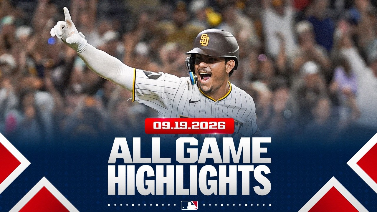 Highlights from ALL GAMES on 9/19 (HUGE walk-offs by Padres, D-backs and Rays & MORE!)