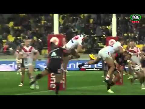 NRL 2015 Round 22 Highlights: Dragons Vs Warriors