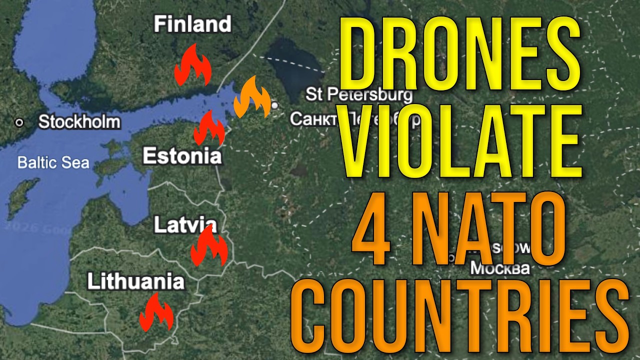 NATO Airspace Violated By Ukrainian Drones - Oil to $200 As Energy War Intensifies?