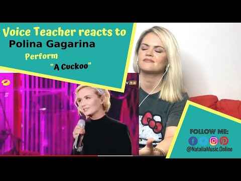 ⫷ Voice Teacher Reacts to ➠  Polina Gagarina sing "A Cuckoo" Singer 2019 EP 4 ⫸