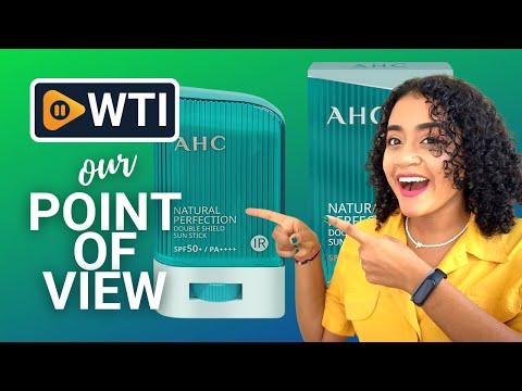 AHC Natural Perfection Double Shield Sun Stick 22g SPF50+ PA++++ SPF 50 0.77 Ounce (Pack of 1) - WTI product video review
