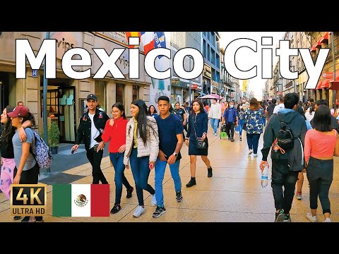 Mexico City 4K - Walking Tour - CDMX 🇲🇽