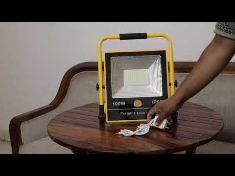 RECHARGEABLE LED FLOODLIGHT