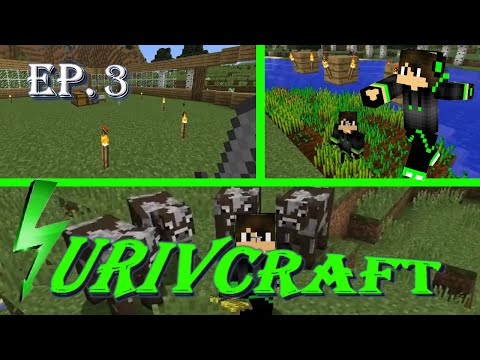 Surivcraft Ep.3 - Farming e allevamento [60 fps]