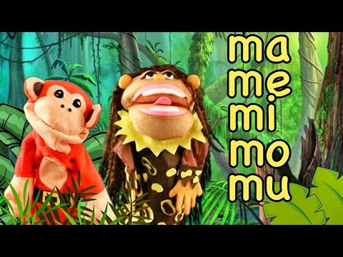 Canciones Infantiles - ma me mi mo mu - El Mono Sílabo #
