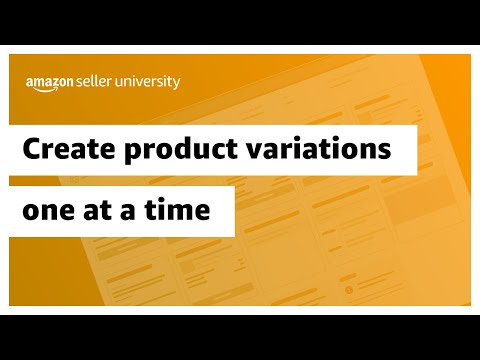 Erstellen Sie Produktvarianten nacheinander.