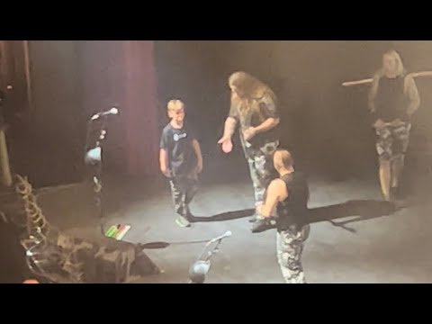 Young Fan Goes on Stage | Sabaton Fenway Music Hall 10/21/22