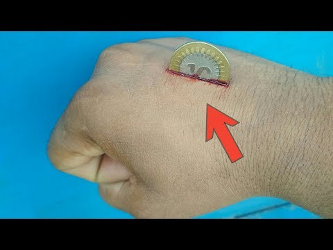 सिक्का हाथ के आर-पार निकालने का जादू सीखें | Coin Through Hand Magic Trick Revealed Video