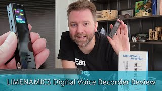 GREAT AUDIO RECORDER FOR NOTES - LIMENAMICS Digital Voice Recorder Review