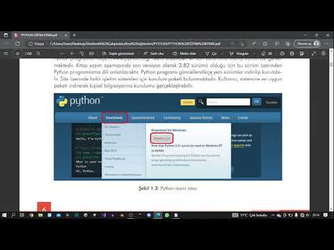 #python Eğitim Serisi 1. Ders
