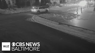 Surveillance video captures moments before Baltimore County police shoot armed man