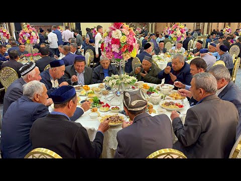 NAHOR OSH – Usbekische Nationale Morgenzeremonie für 650 Personen | Hochzeit großer Pilaw