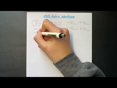ABCD-Matrix Admittanz | Elektrotechnik