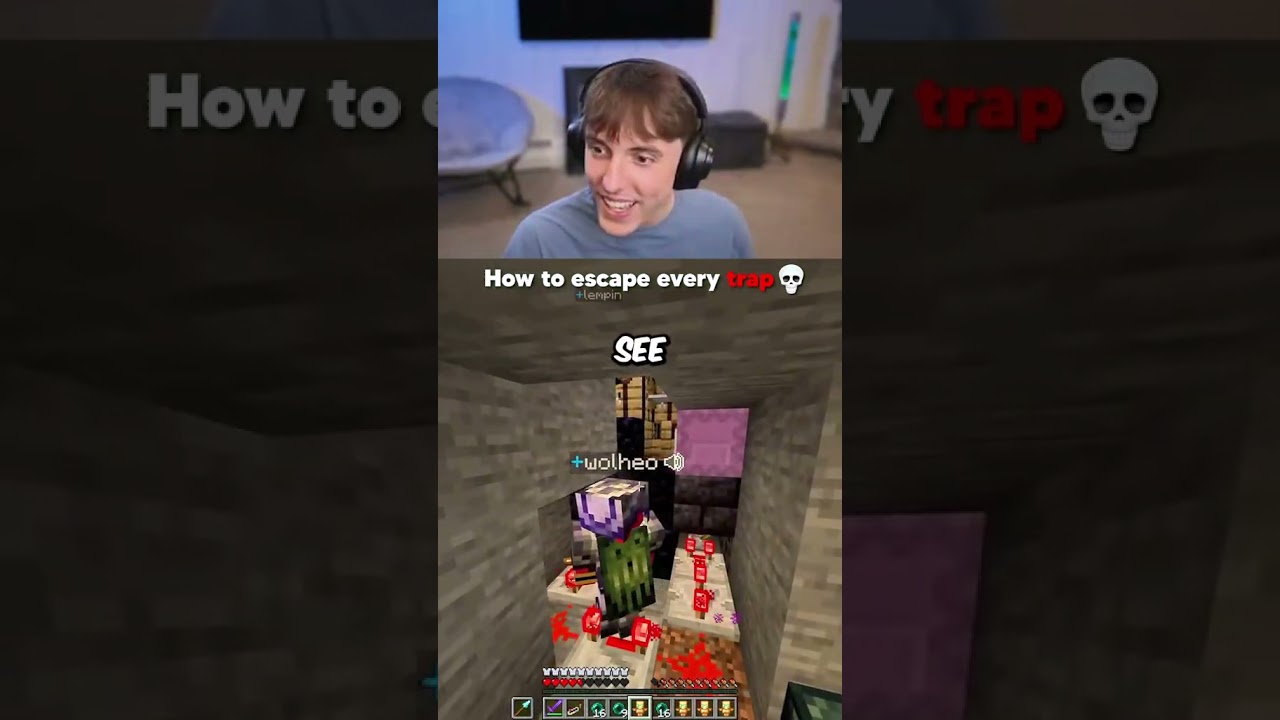 How to escape every trap  #shorts #drdonutt #drdonut #donutsmp #funny