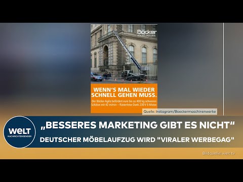 LOUVRE-RAUB: Nach Museumseinbruch - Deutscher Möbelaufzug wird "Viraler Werbegag"