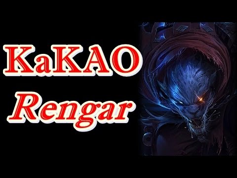 LOL Pro - KT kaKAO Rengar Jungle - Korea SoloQ (Highlights)