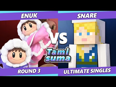 TAMISUMA 215 Round 3 - EnuK (Ice Climbers) Vs. Snare (Steve) SSBU Smash Ultimate