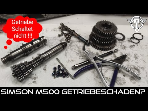 Simson M500/M700  Motor Schaltet nicht!!! Getriebeschaden ? Wir schauen in den Motor