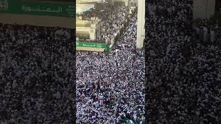 Download lagu ALLAHUAAKBAR! HARI RAYA IDU AL-FITRI 1444 H AT MASJID AN-NABAWI FILLED WITH AN OCEAN OF PEOPLE! mp3