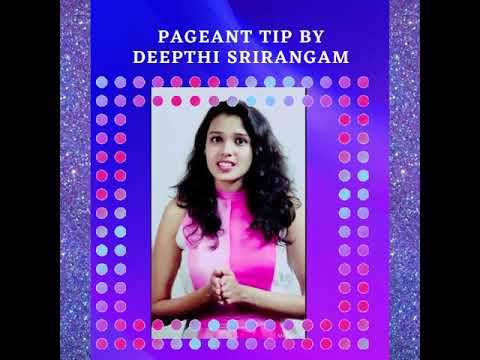 Deepu My tip video for beauty contest
