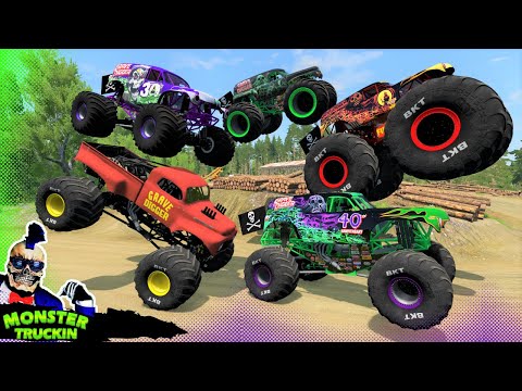 Monster Truck Mud Battle #17 | BeamNG Drive | Mace Mace Tv
